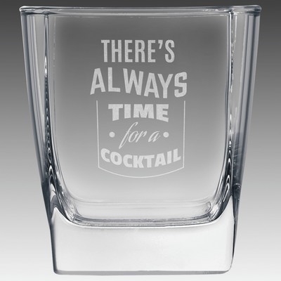 10.5 oz. Square on the Rocks Glass