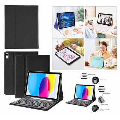 Promotek iBank® Bluetooth Keyboard Case for iPad 10.9" 10th Generation 2022 (Black)