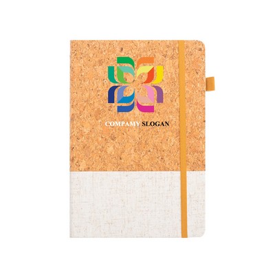 A5 Cork Notebook with Pen Holder