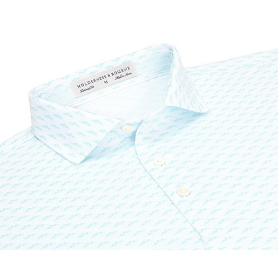 Holderness & Bourne The Whitecap Printed Performance Jersey Knit