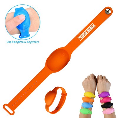 Adjustable Oval Shaped Sanitizer Wristband Dispenser