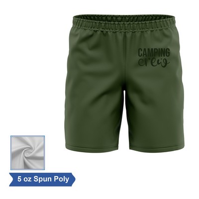 Sublimation Spun Polyester (Cotton Touch) Training Shorts - Unisex Kids