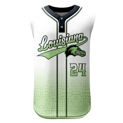 Cutter Sleeveless 2-Button Baseball Jersey (Select)