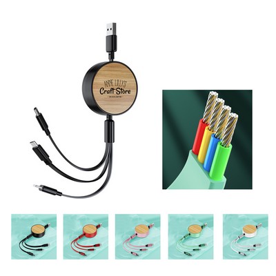 Bamboo 3 In 1 Charging Cable