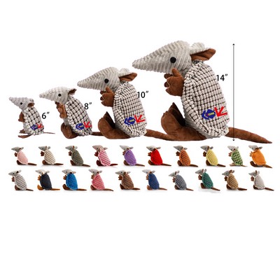 Plush Dog Squeaky Toy Puppy Toys with Clean Teeth