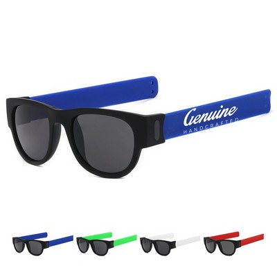 Foldable Silicone Slap Sunglasses