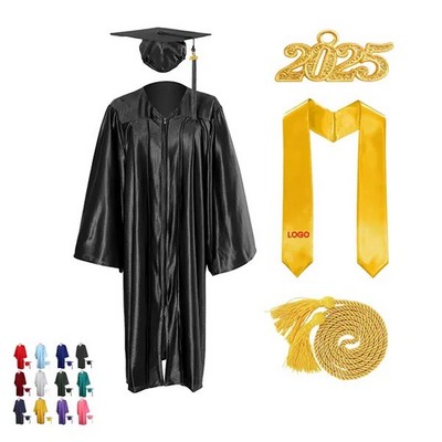 Graduation Cap and Gown Set for Adults or Teens