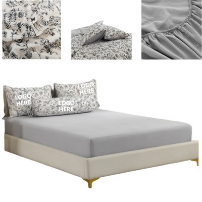 Fitted Sheet Set-4 Piece