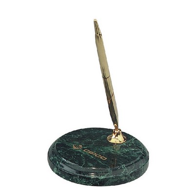 Green Marble Awards & Desk Accessory single pen stand
