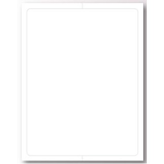 Blank Kleer-Bak™ LASER-FORMS™ (1 Up-8½"x11")