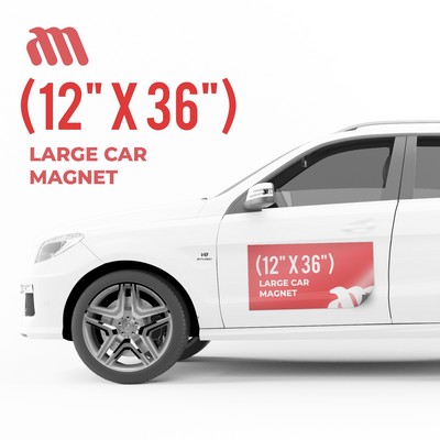 Car Magnets Set of Two (12" x 36")