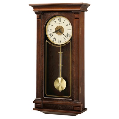 Sinclair Cherry Bordeaux Wall Clock w/ Triple Chime