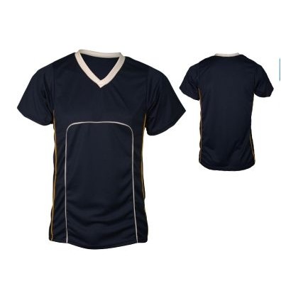 Adult Cool Mesh V-Neck Pullover Shirt w/ 2 Color Piping