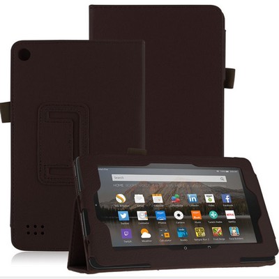 Promotek iBank® Leatherette Case for Kindle Fire HD 8" case (Brown)