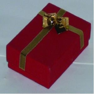 Cardboard Wide Necklace Box w/Bow