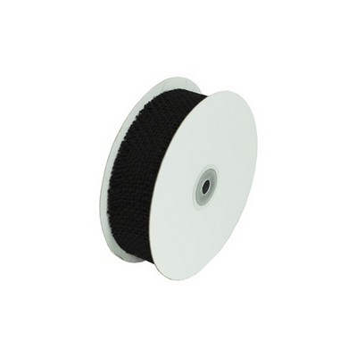 Black Burlap Jute Ribbon