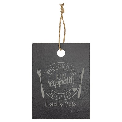 Rectangle Slate Cutting Board with Hanger String