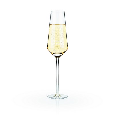 Viski® Raye Angled Crystal Champagne Flute