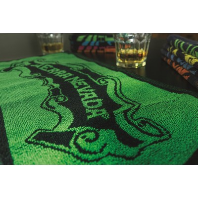 Custom Woven Bar Towel 10" x 20" Custom Woven Towel