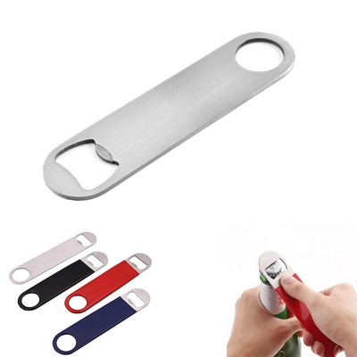Double Sided Metal Bottle Opener w/Coating