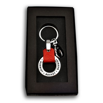 Leather Luxe Key Tag (4.5"x 1.5")