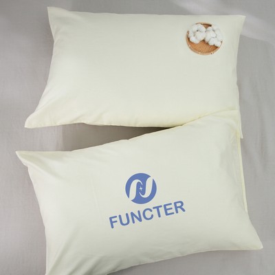 20 x 26 Inch Premium Square Cotton Throw Pillowcase With Hidden Zipper