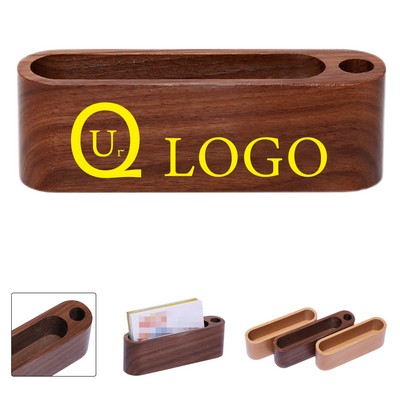 Wooden Business Card Holder