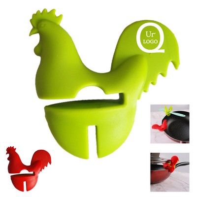 Rooster-Shaped Overflow Preventer Clip