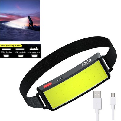 Rechargeable COB LED Headlamp