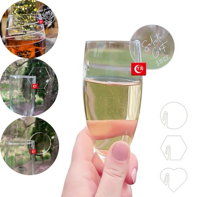 DIY Acrylic Personalized Glass Decoration Tags