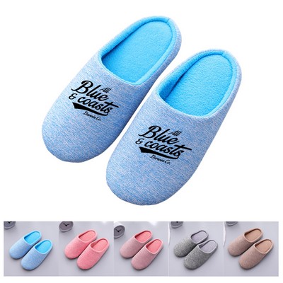 Cotton Memory Foam Indoor Slippers