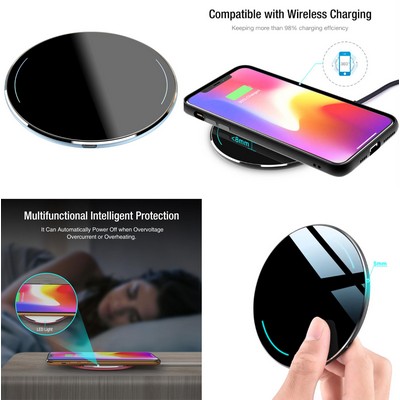 Promotek iBank® Wireless Charger, 10W Charging Pad designed for iPhone and Galaxy Phones