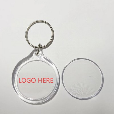 Acrylic Round Keychain