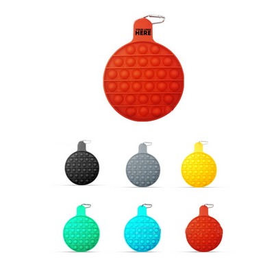 Silicone Push Bubble Pop Fidget Stress Toys (Round)