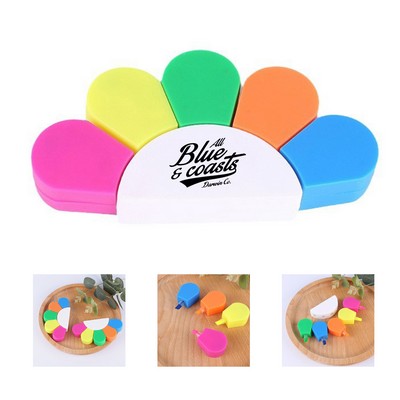 5 In 1 Watercolor Fluorescent Pen