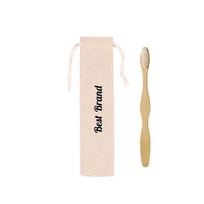 Bamboo Charcoal Soft Bristled Toothbrush