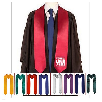Plain Graduation Honor Stole Classic