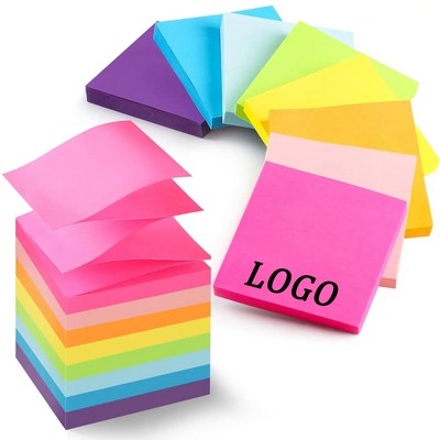 100 Sheets Colorful Cartoon Message Paper Sticky Notes