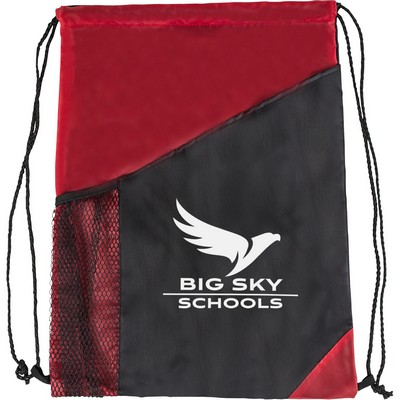 Backpack with Mesh Bottle Holder