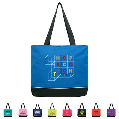 Zipper Shoulder Tote