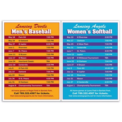 2 in 1 Schedule Magnet