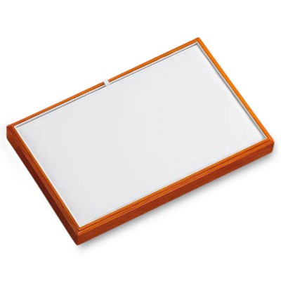 Plain Tray w/Gold Maple Wood Border