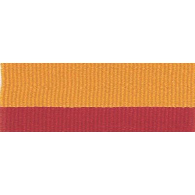7/8" Red/Gold Neck Ribbon with Snap Clip