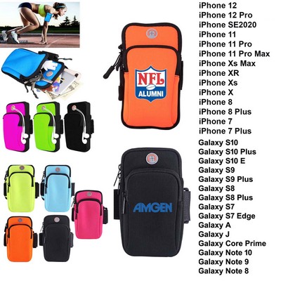 Promotek iBank® Sports Running Arm Band Bag Case for Smartphones (Black)