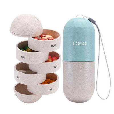 Weekly Pill Organizer Pill Box