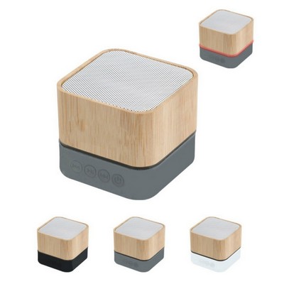 A15 Bamboo Wood Wireless Speaker