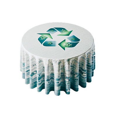Eco-Poly 96" Round Table Cover Throw