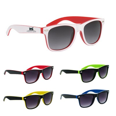 Custom Two Tone Wayfarer Sunglasses