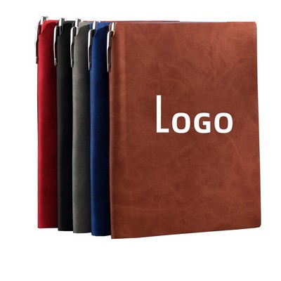 2025 A5 Business Faux Leather High Appearance Notebook