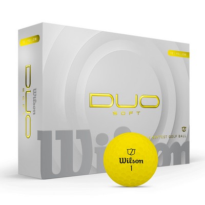 Wilson® Duo Soft Yellow Golf Balls